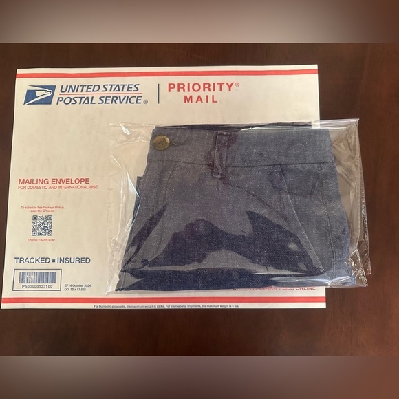 OLD NAVY Cute Women's Blue Shorts Size 6 - Picture 14 of 14